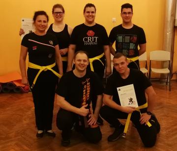 A kisvárdai Eskrima iskola első vizsgázói