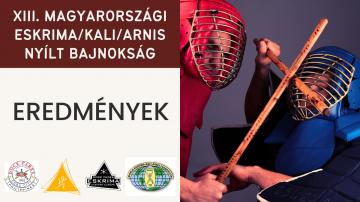 Eredményeink a XIII. Magyarországi Eskrima/Kali/Arnis Nyílt Bajnokságon 2024